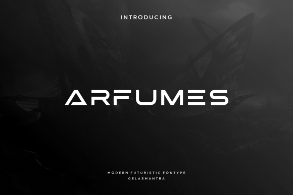 Arfumes: A Futuristic Font for Modern Design