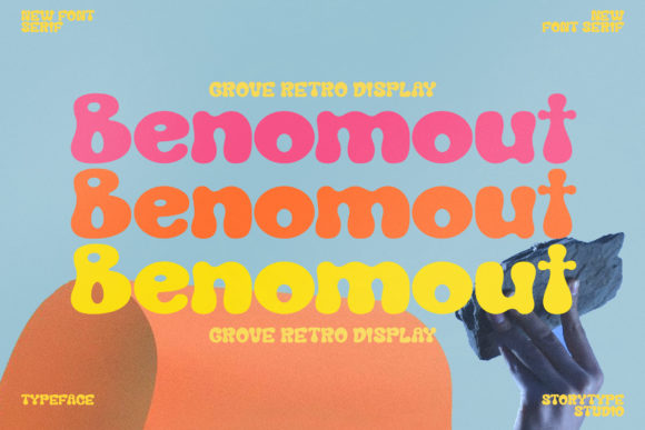 Benomout: A Stylish Font for Strategic Branding and Creative Expression