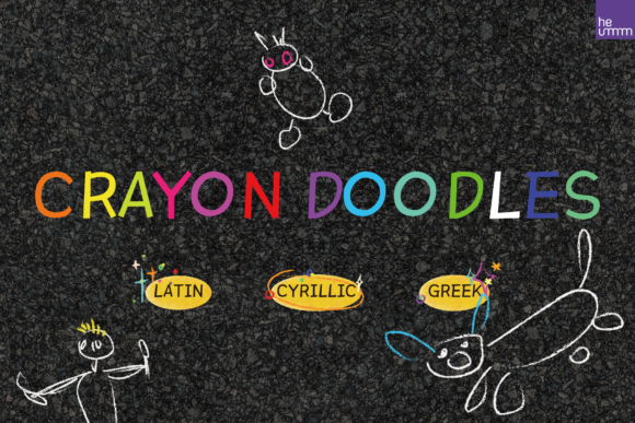 Crayon Doodles: A Unique Font for Creative Expression