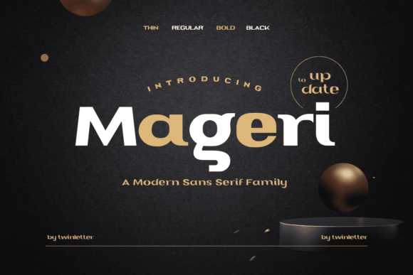 Discover the Elegance of Mageri: A Display Font for Modern Creativity