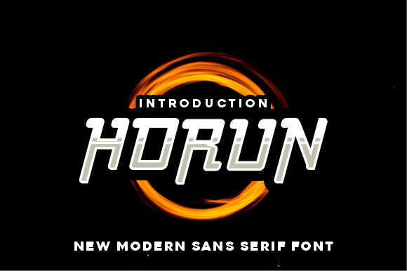 Horun: A Bold Typeface for Modern Branding