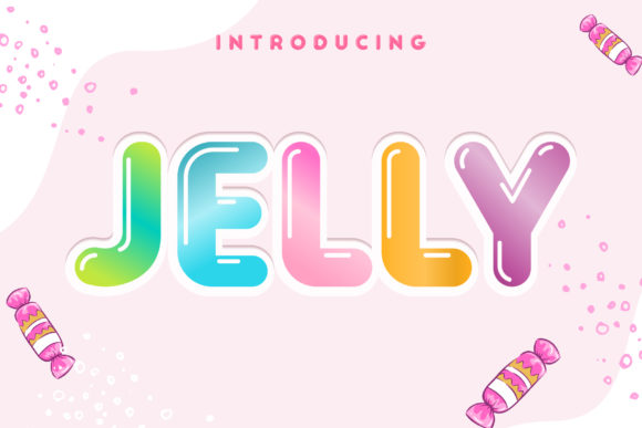 Jelly: A Versatile and Adorable Display Font for Creative Projects