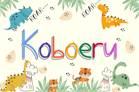 Koboeru: A Playful Display Font for Creative Projects