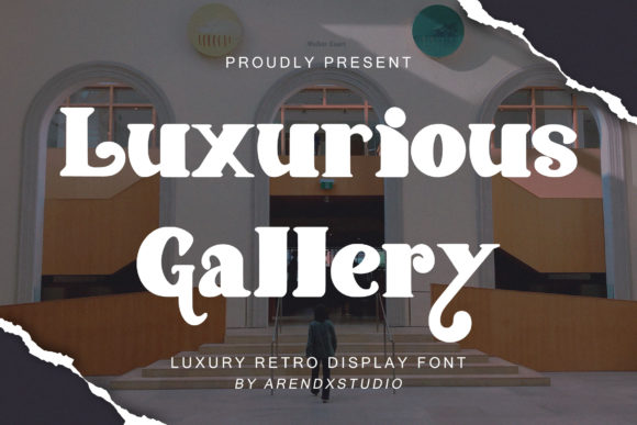 Luxurious Gallery: A Bold Font for Creative Excellence
