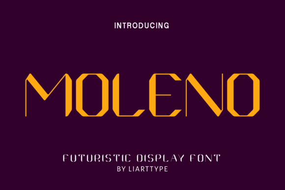 Moleno: A Bold, Futuristic Display Font for Modern Design