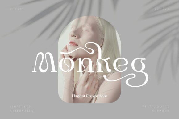 Monkeg: A Curvy Typeface for Modern Design