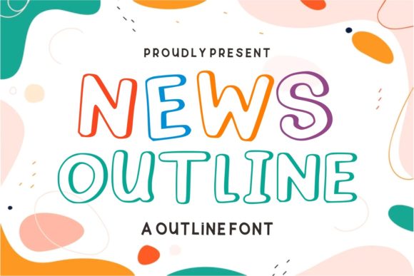 News Outline: A Bold, Underlined Display Font for Creative and Professional Workflows