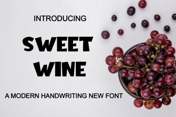 Sweet Wine: A Versatile and Adorable Display Font for Creative Projects
