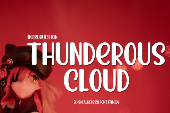 Thunder Clouds: A Cool and Casual Display Font for Every Project