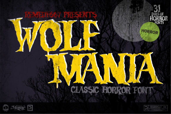 Wolf Mania: Bold and Fearless Font